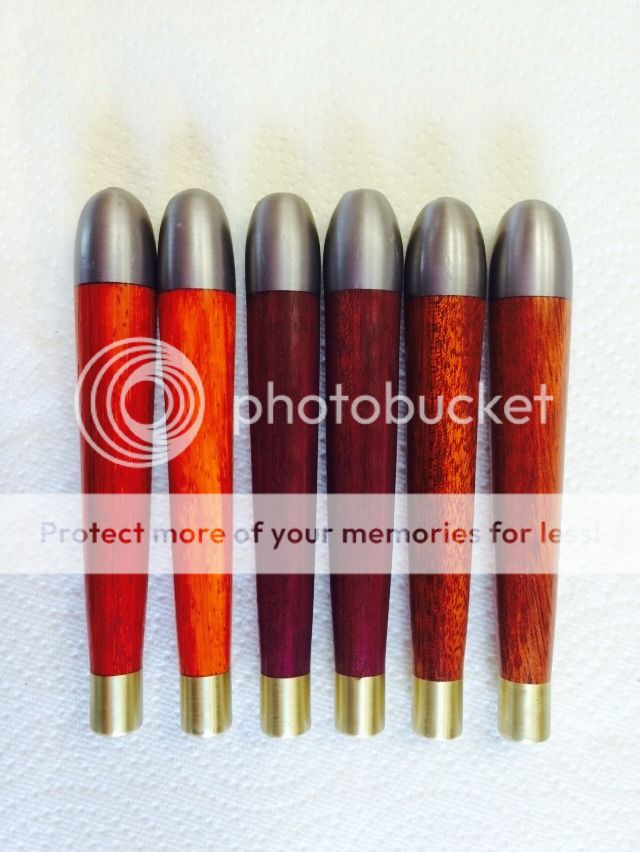 "Cedar Plugs" handmade from exotic hardwoods Bloodydecks